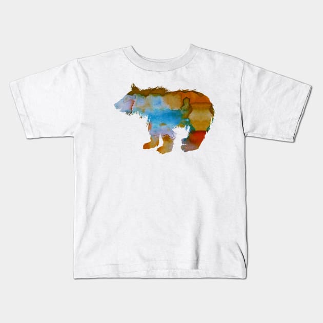 Bear cub Kids T-Shirt by BittenByErmines